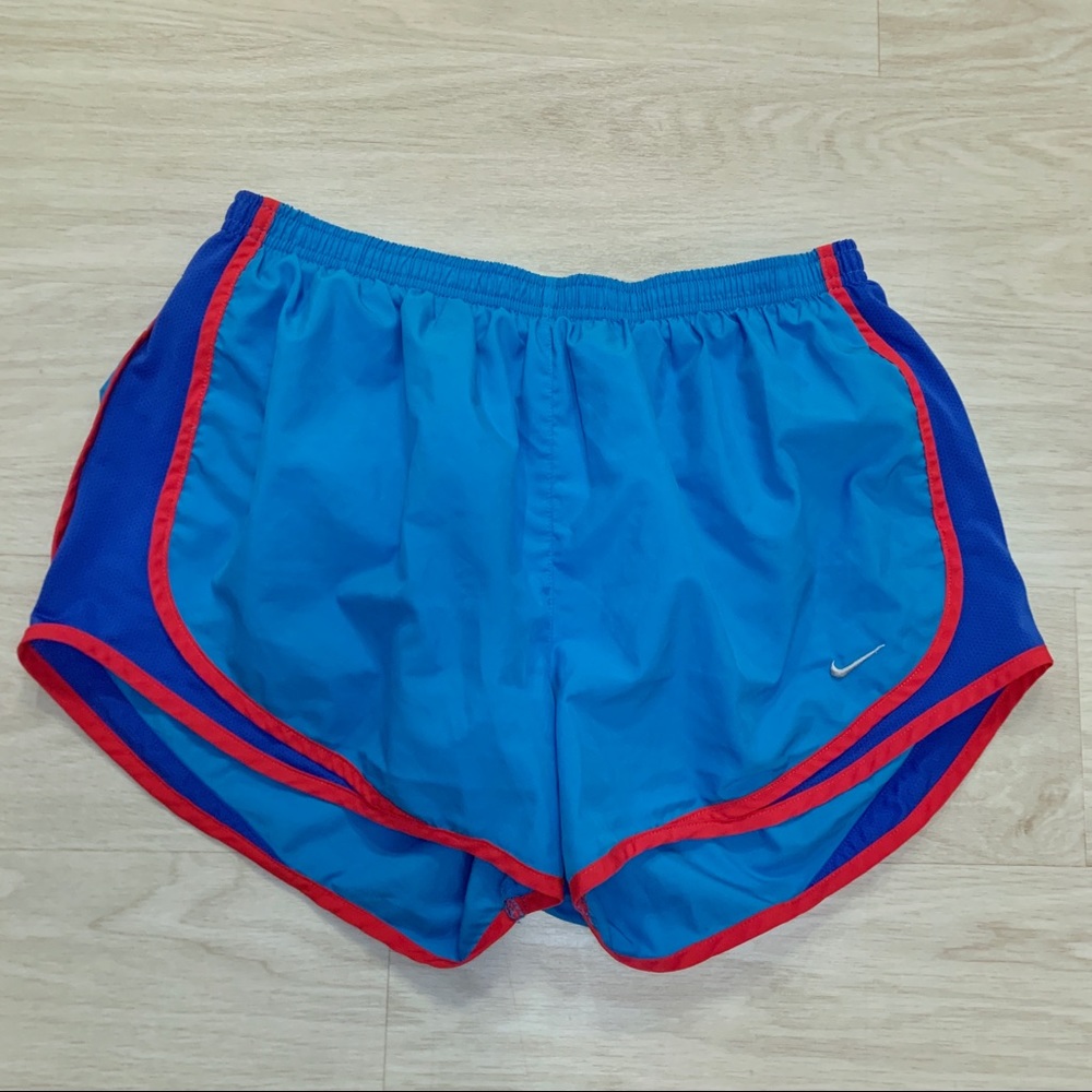 Nike dri-fit blue & red shorts - Picture 1 of 4
